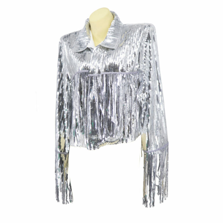 2661 - Tassel fringe sequin jacket - Image 9