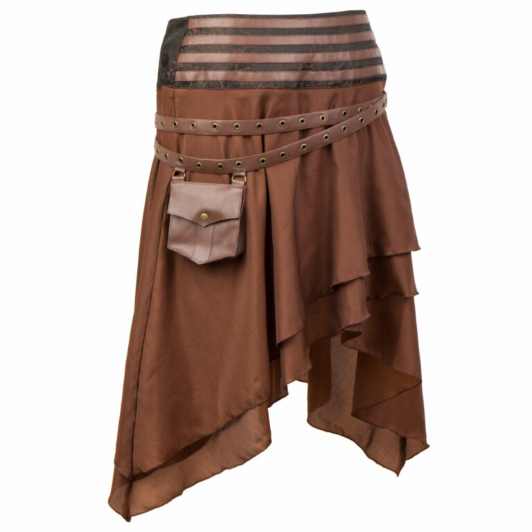 GC31710 - Steampunk Brown Skirt - Image 2