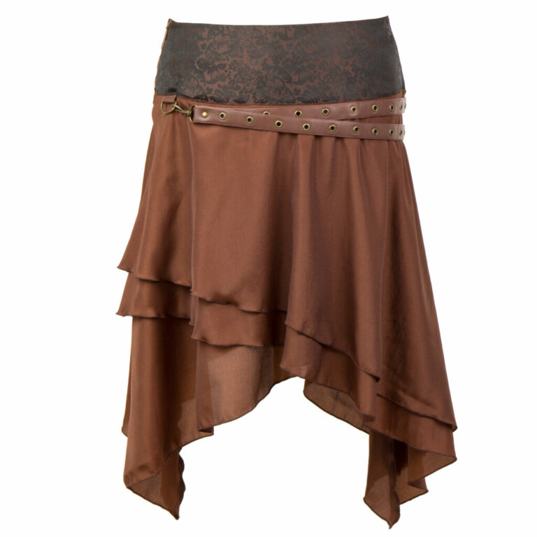 GC31710 - Steampunk Brown Skirt - Image 3