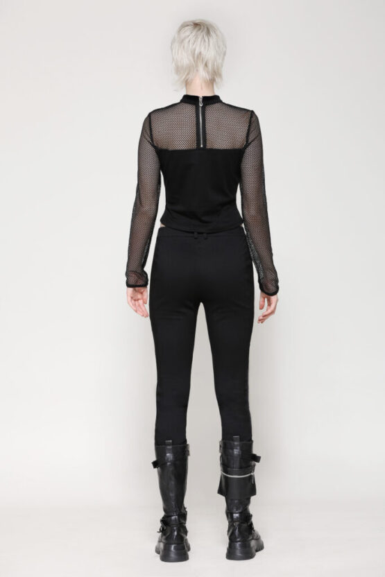 TW616 - Punk dark studded top - Image 2