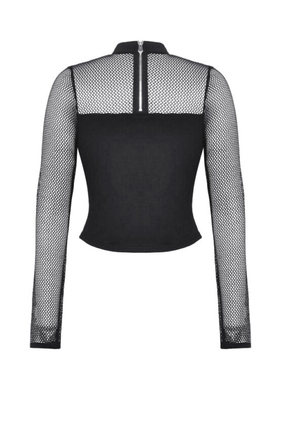 TW616 - Punk dark studded top - Image 11