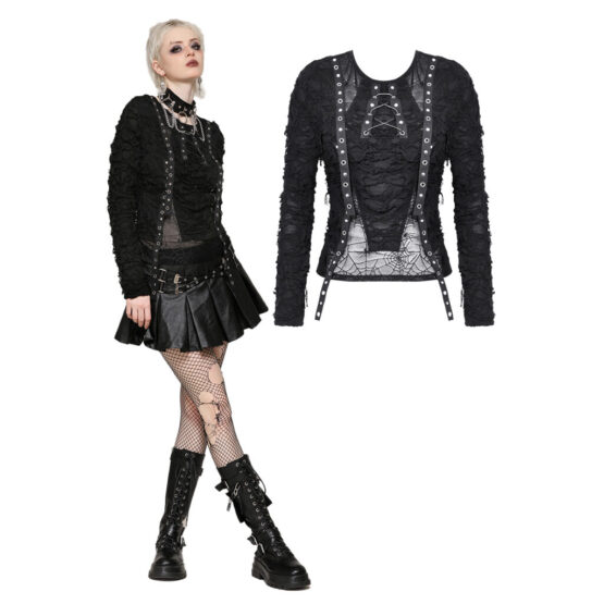 TW622 - Distressed spider top