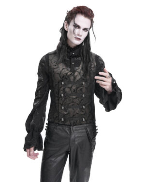 WT09302 - Paisley satin damask vest