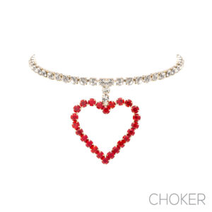 17838 - g rs heart pendant collar