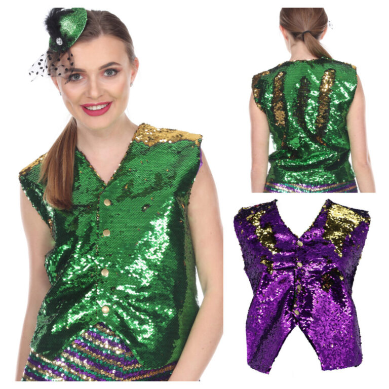 3855 - Reversible Sequin Unisex Vest