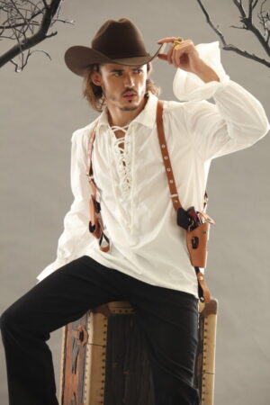 RL5005 - Double shoulder holster harness, brown