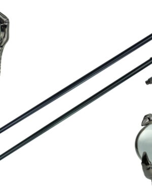 T28251 - 37" Dragon Claw Waling Cane with Zinc Handle