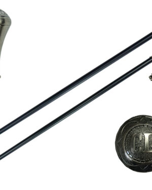 T28255 - 37" Walking Cane with Zinc Handle