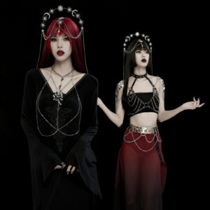 WS734 - Gothic star moon sun headpiece