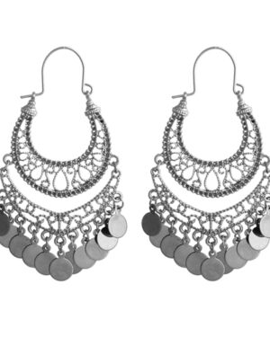 25375 - bn filigree rd disc drop ear