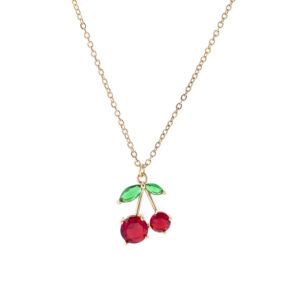 18553 - g cherry pendant necklace