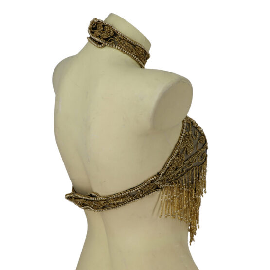 2201 - Beaded Top - AB w/gfringes - Image 2