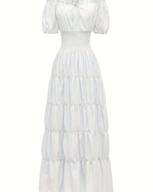 2336 - Off shoulder chemise dress
