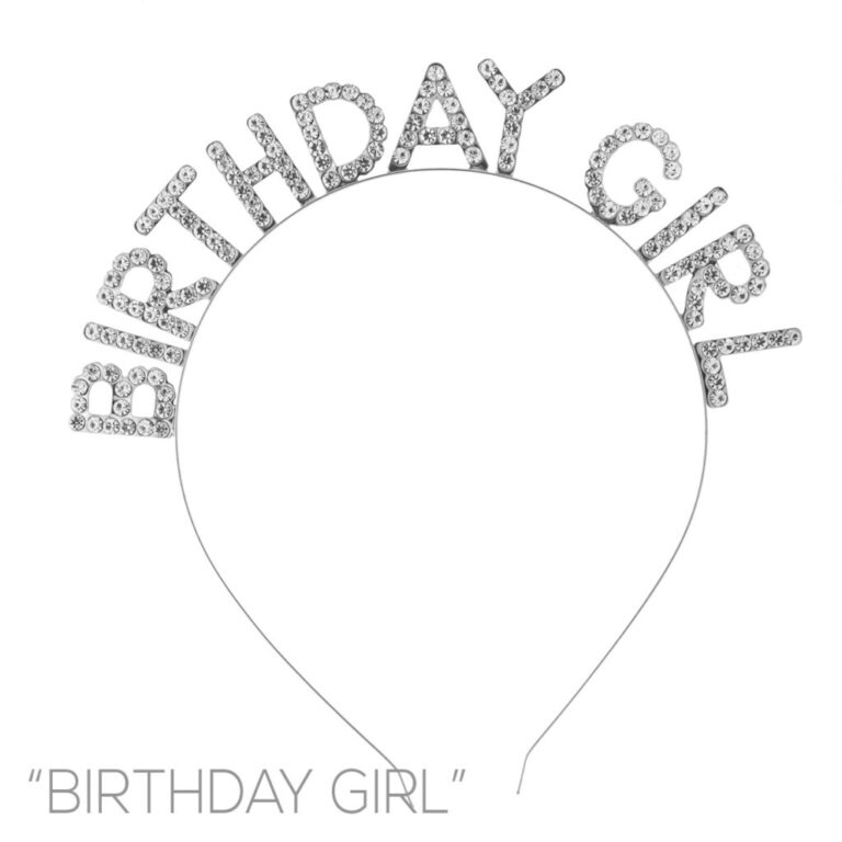 72039 - Birthday Girl Headband -Silver