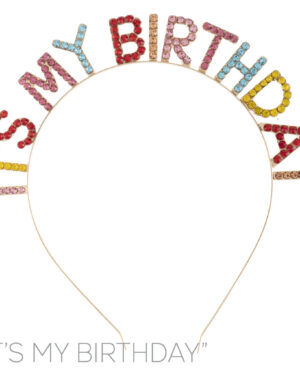 72040 - It's my birthday headband-Multi