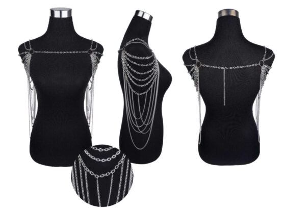 14767 - Layered shoulder chain harness