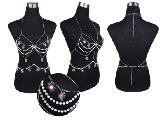 14768 - Under the sea chain and pearls harness