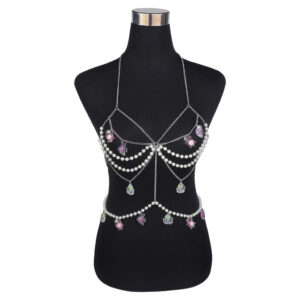 14768 - Under the sea chain and pearls harness