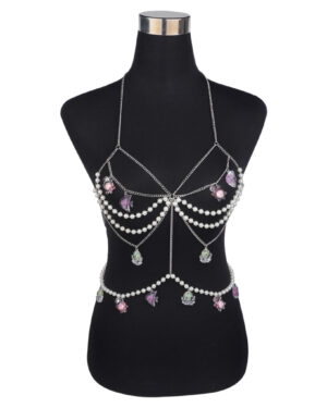 14768 - Under the sea chain and pearls harness