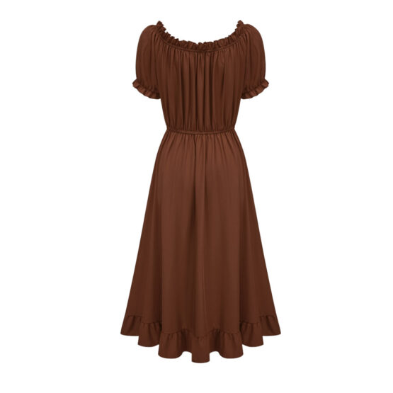 2337 - Cotton chemise ruche dress - Image 3