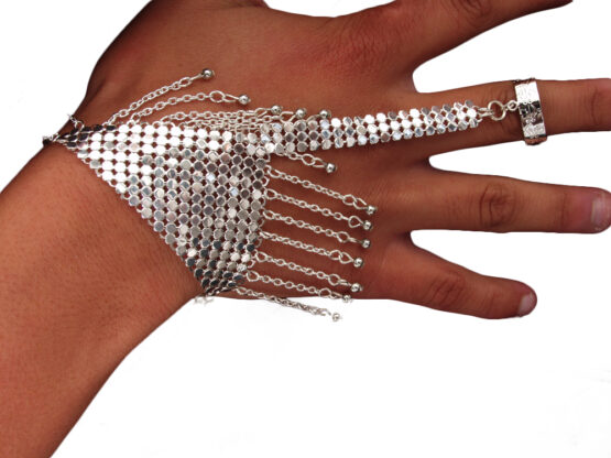 8242 - Metal Mesh Slave Bracelet