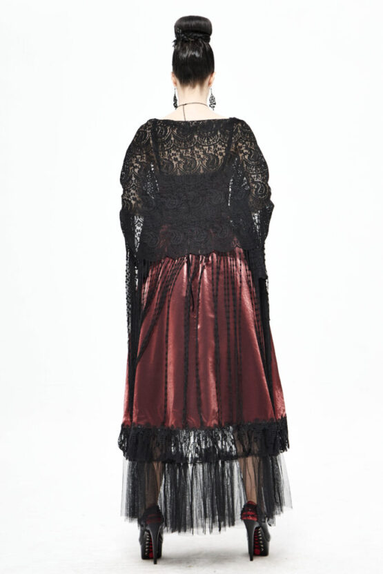 CA023 - Lace Shawl w/ fringes - Image 2
