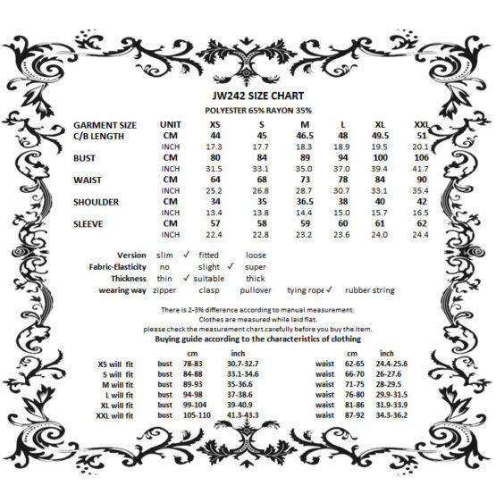JW242 - Gothic shredded cardigan - S - Image 6