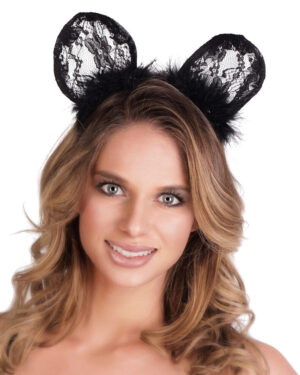 68763 - Lace Headband w/ Ears