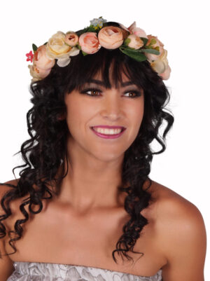 70131 - Floral Crown Headpiece, Multi Color