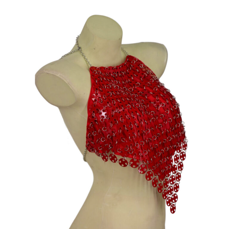 8456 - Halter top with circles chain - Image 4