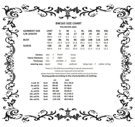 BW165 - Gothic princess capelet - Image 7