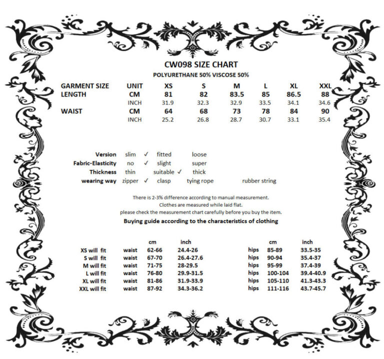 CW098 - Industrial grommet lace-up high-low corset - Image 9