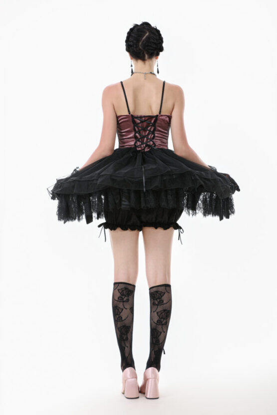 DW1070 - Gothic Lolita mini dress - Image 2