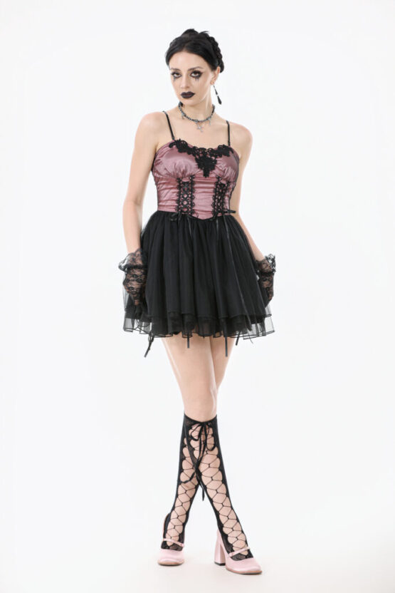 DW1070 - Gothic Lolita mini dress - Image 10