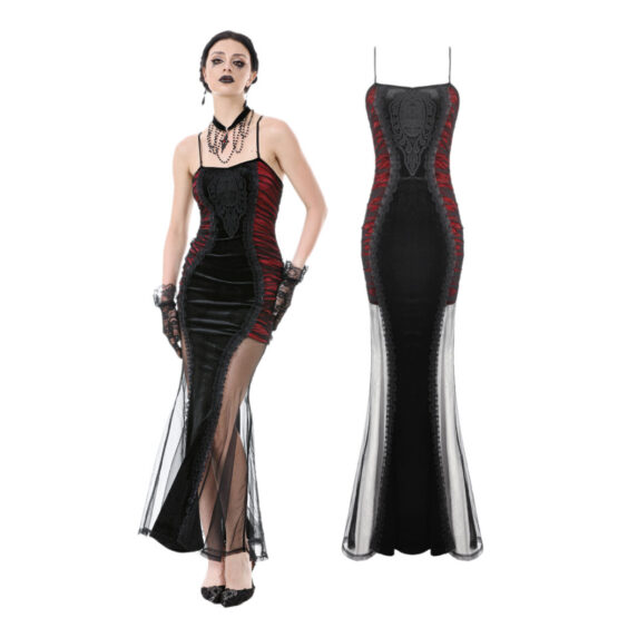 DW1078 - Blood lace siren bodycon dress