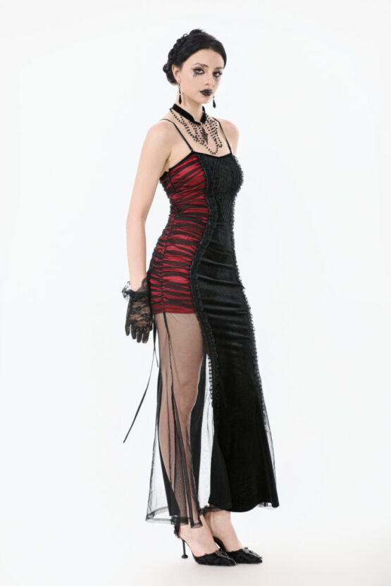 DW1078 - Blood lace siren bodycon dress - Image 7