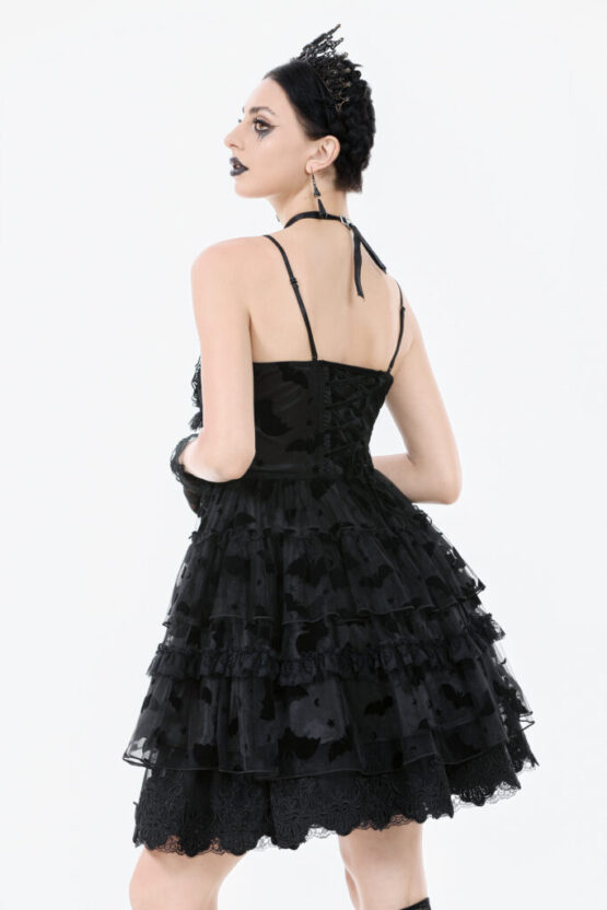 DW1088 - Gothic bat coffin Lolita dress - Image 3