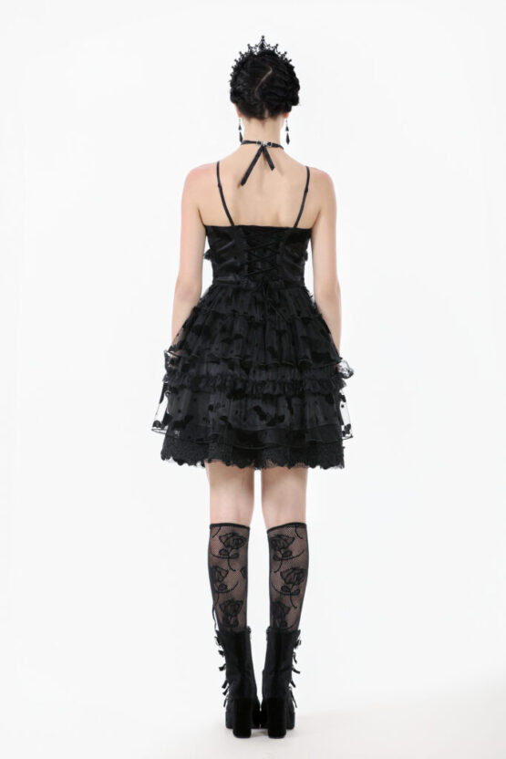 DW1088 - Gothic bat coffin Lolita dress - Image 2