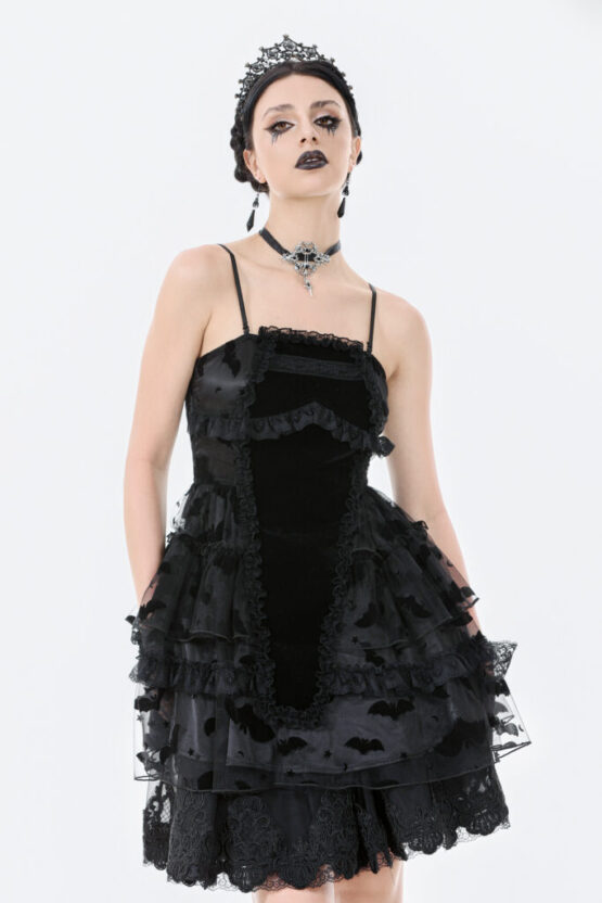 DW1088 - Gothic bat coffin Lolita dress - Image 4