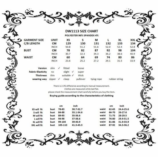 DW1113 - Royal indigo velvet & lace gothic dress - Image 6