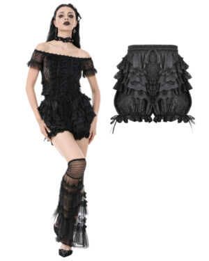 PW135 - Lolita lace-trimmed lantern shorts