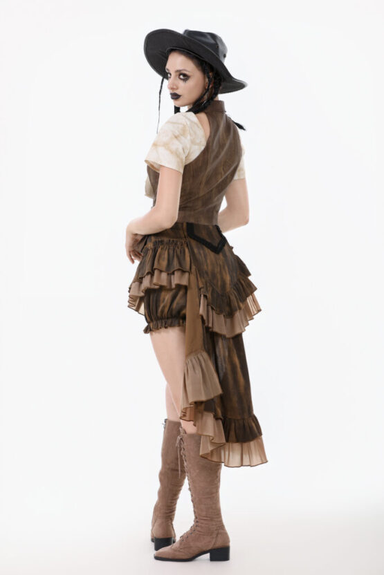 VW023 - Steampunk utility vest with cargo pockets - Image 3