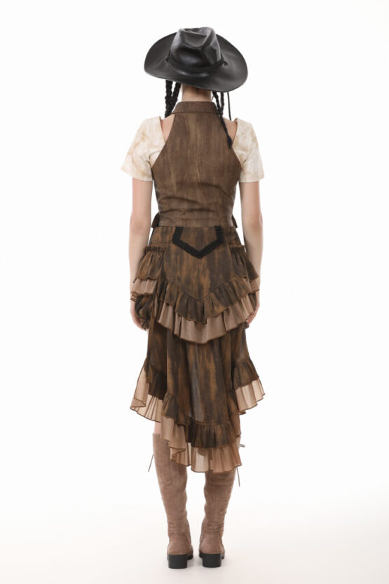 VW023 - Steampunk utility vest with cargo pockets - Image 2