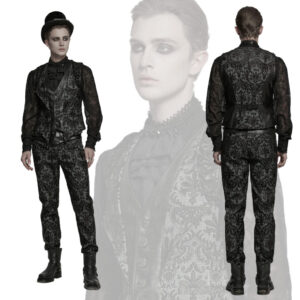 WY1793 - Goth palace embroidered waistcoat-M
