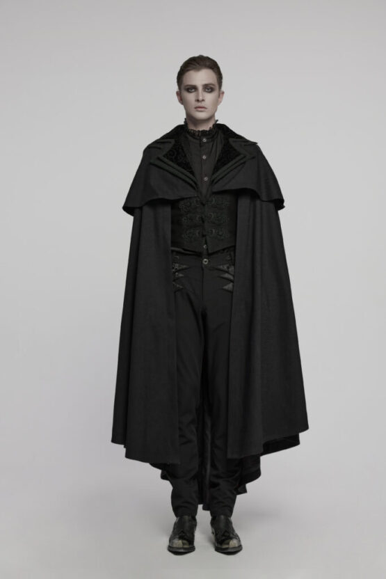 WY1810 - Retro goth cloak-L - Image 2