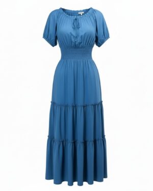 2336 - Off shoulder chemise dress