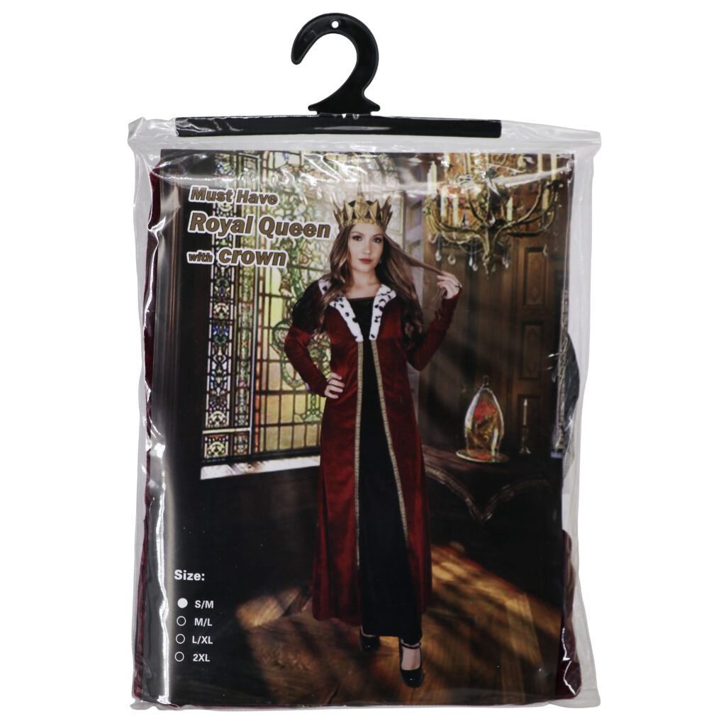 2673 - Royal queen coat with fox fur trim - Image 6