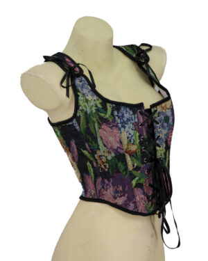 2856 - Flower print corset