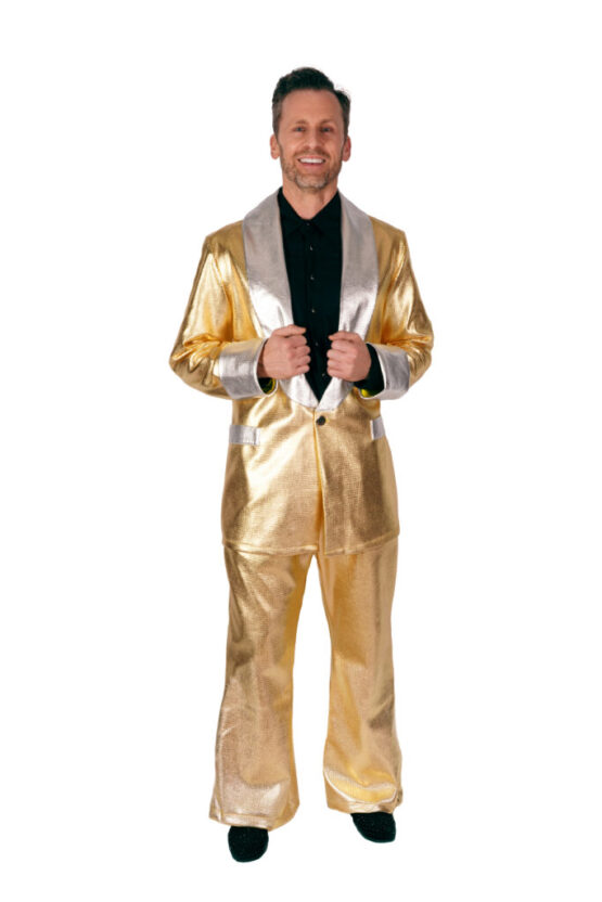 4219 - Gold rock star retro suit - Image 3