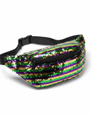69179 - Mardi Gras Sequins Fanny Pack